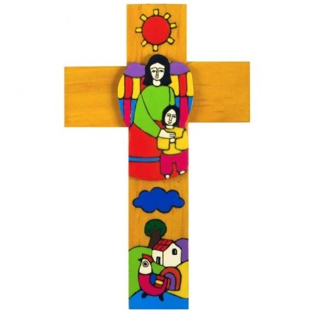 Boy with Guardian Angel Cross - Re-vived