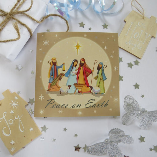 Peace On Earth Christmas Cards (Pack of 5) - Re-vived