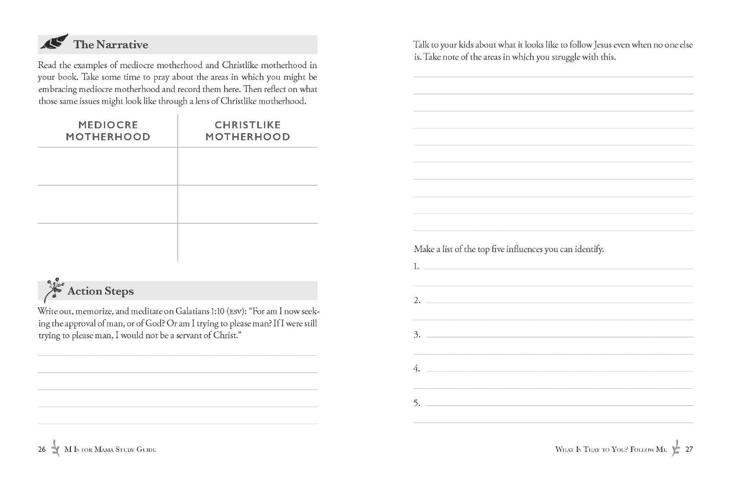 M Is For Mama Study Guide - Re-vived