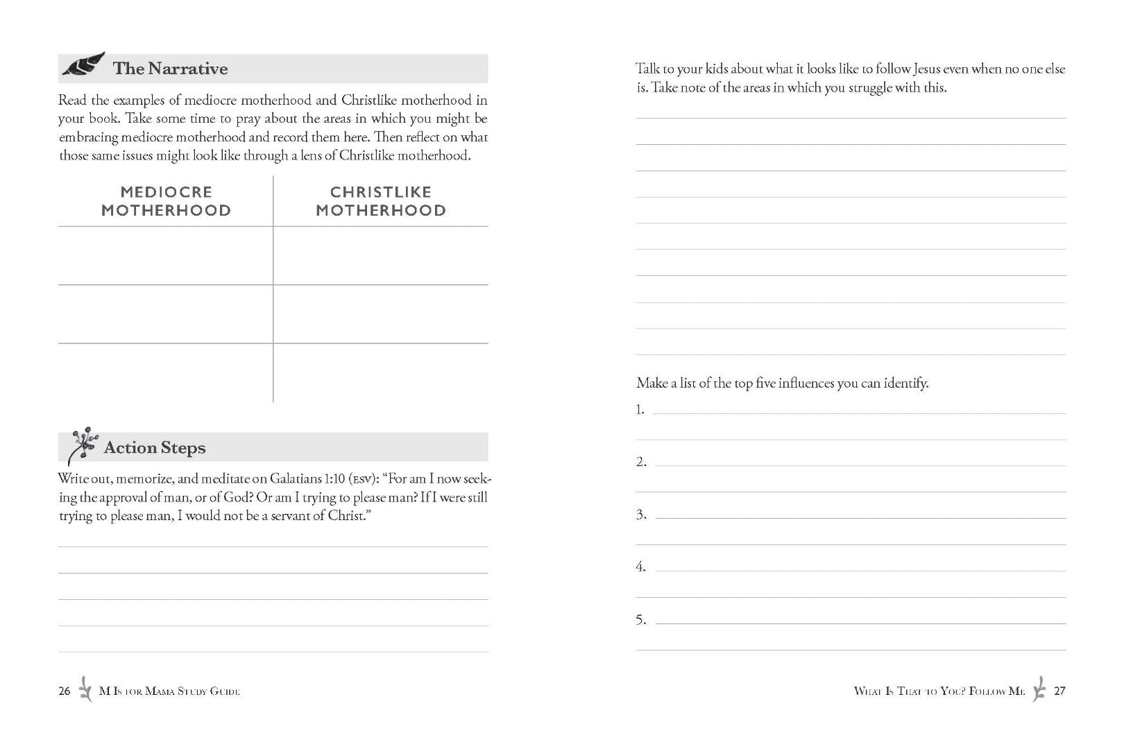 M Is For Mama Study Guide - Re-vived