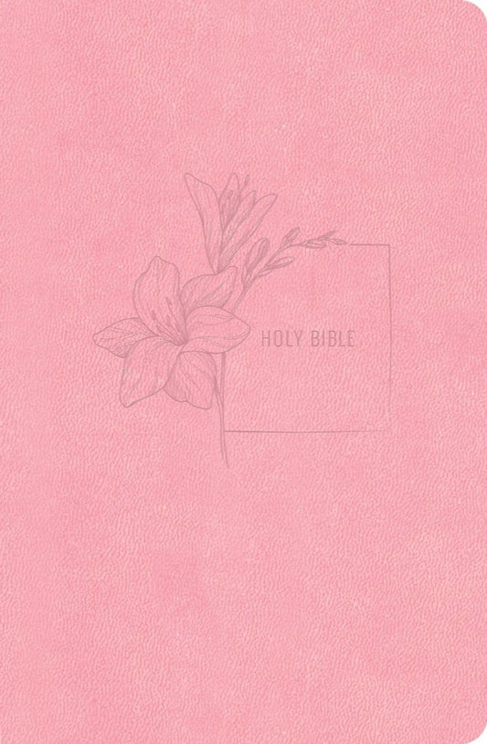 CSB Compact Bible, Value Edition, Soft Pink Leathertouch - Re-vived
