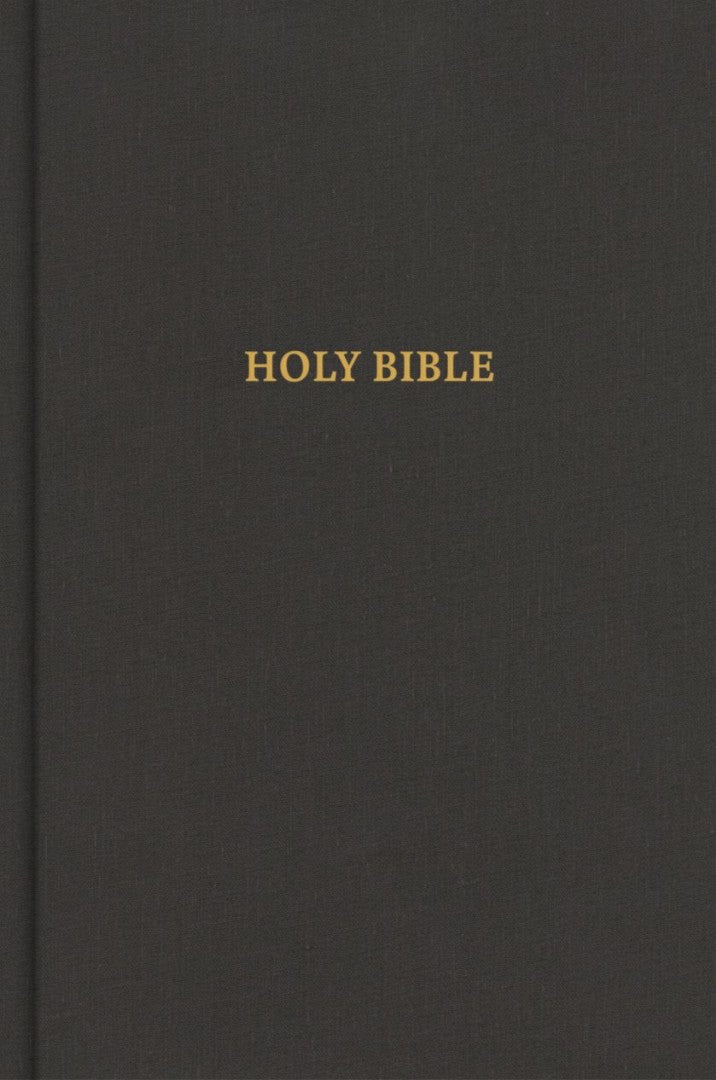 CSB Grace Bible, Charcoal Cloth Over Board - Re-vived