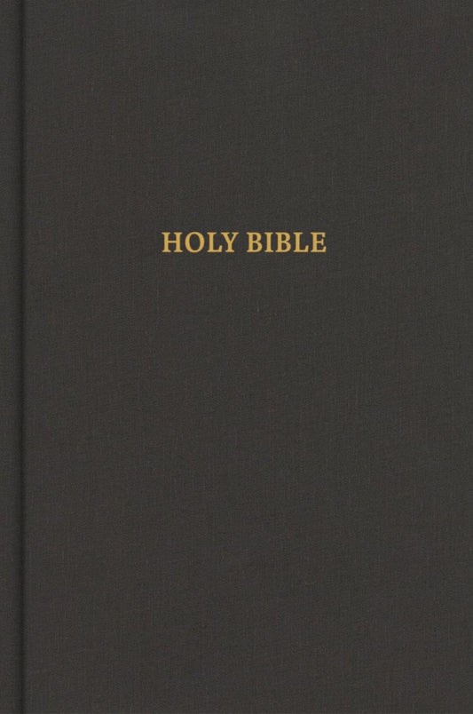 CSB Grace Bible, Charcoal Cloth Over Board - Re-vived