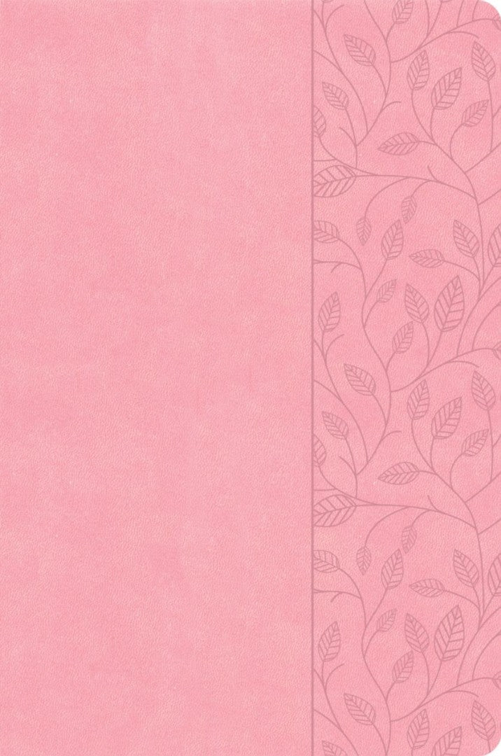 CSB Large Print Thinline Bible, Value Edition, Soft Pink - Re-vived