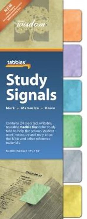 Study Signals Tabs, Marbled Colours - Re-vived