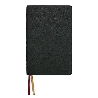 LSB 2 Column Verse-By-Verse Black Cowhide Leather - Re-vived