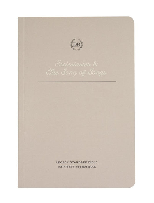 LSB Scripture Study Notebook – Ecclesiastes & Song Of Songs - Re-vived