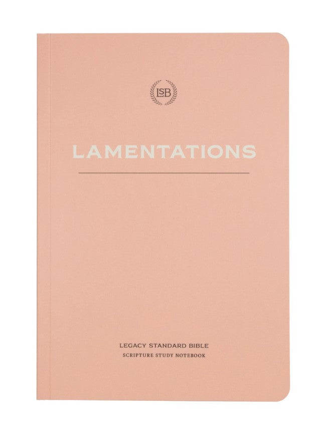 LSB Scripture Study Notebook – Lamentations - Re-vived