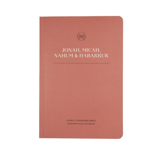 LSB Scripture Study Notebook – Jonah, Micah, Nahum & Habakku - Re-vived