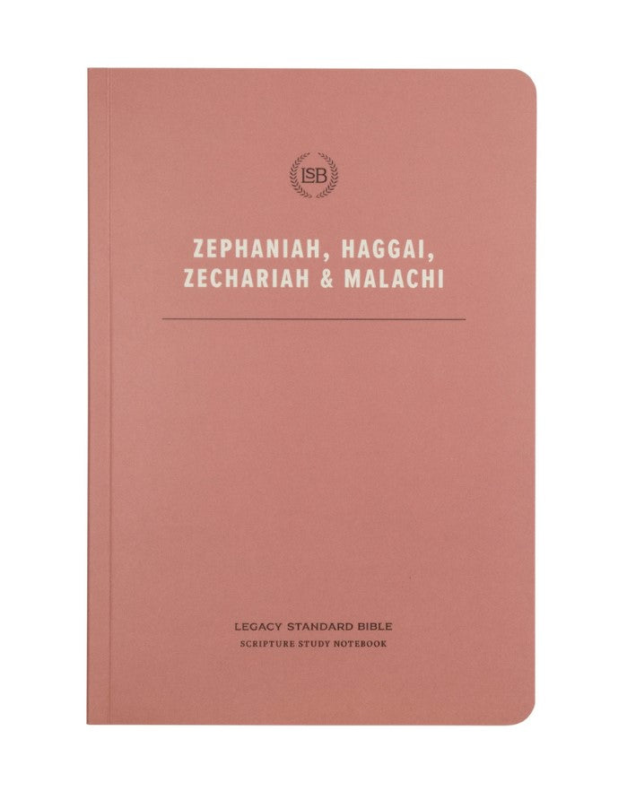 LSB Scripture Study Notebook – Zephaniah, Haggai, Zechariah, - Re-vived