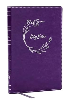 KJV Holy Bible, Ultra Thinline, Purple Leathersoft - Re-vived