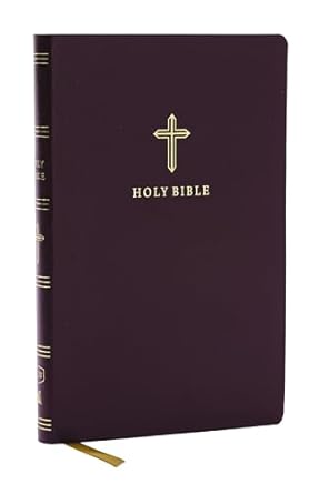 KJV Holy Bible, Ultra Thinline, Burgundy Bonded Leather - Re-vived