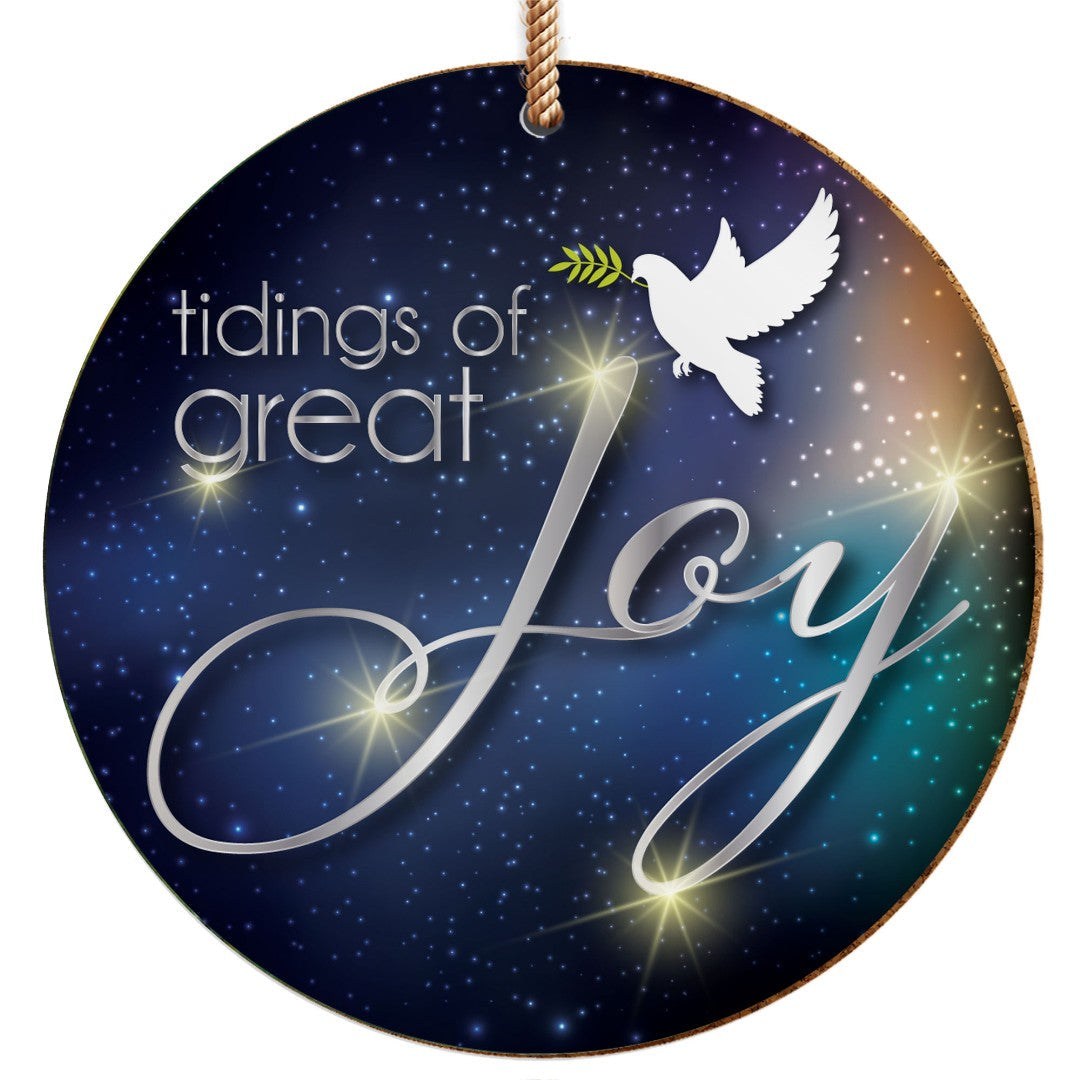 Tidings Of Great Joy Ceramic Decoration - Re-vived