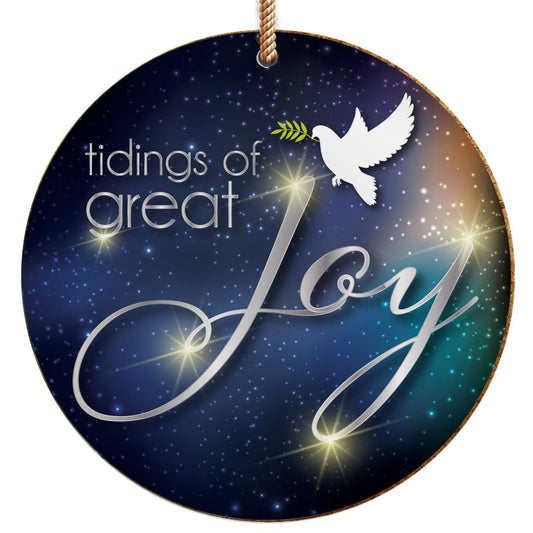 Tidings Of Great Joy Ceramic Decoration - Re-vived