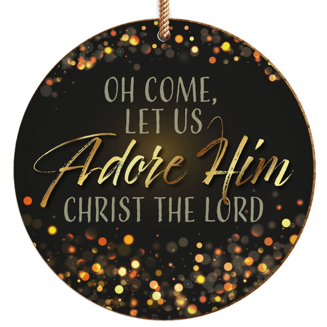 Adore Him Ceramic Decoration - Re-vived