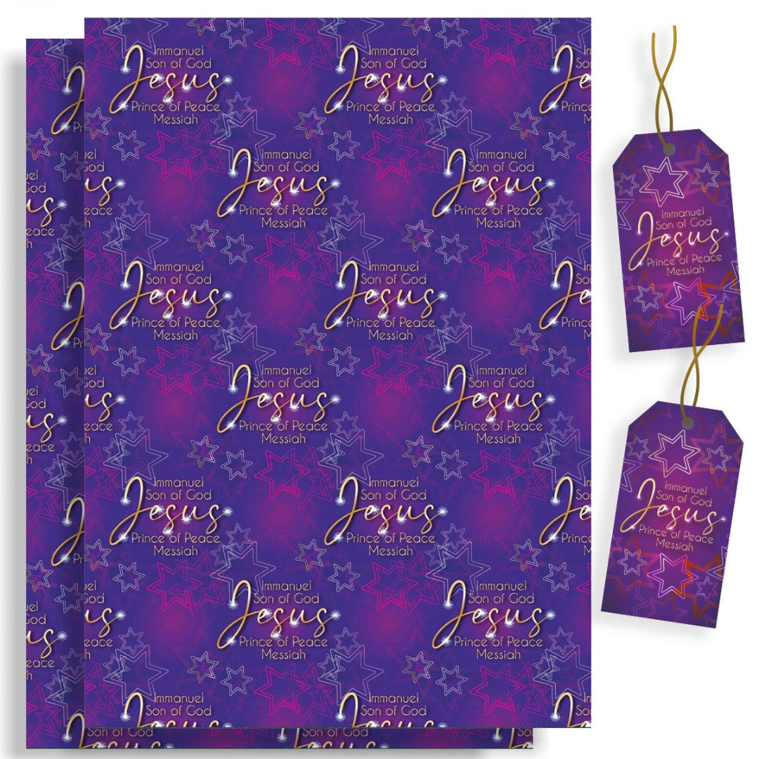 Jesus Christmas Wrapping Paper - Re-vived