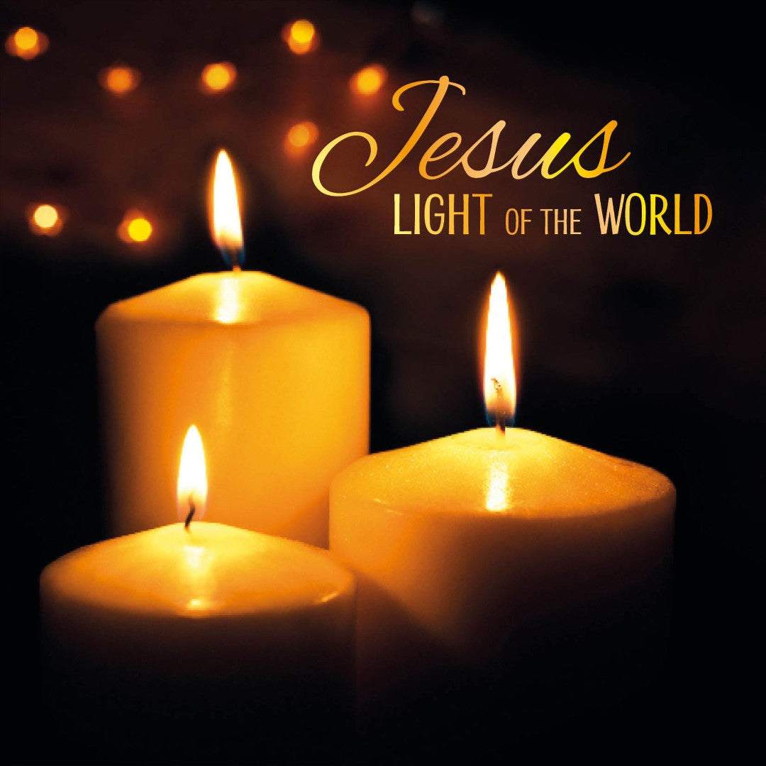 Jesus Light Of The World Christmas Cards - Pack Of 10 - Re-vived
