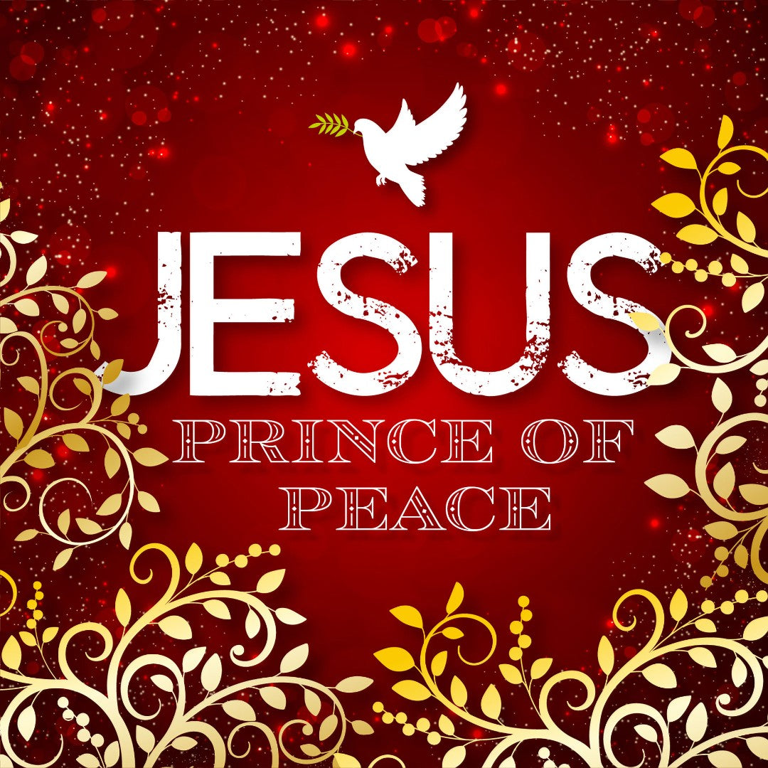 Jesus Prince Of Peace Luxury Christmas Cards - Pack Of 10 - Re-vived