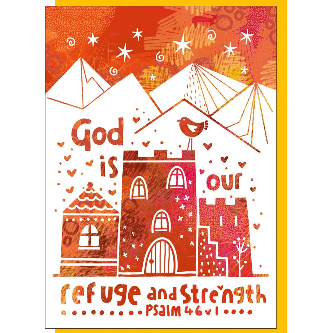 Refuge & Strength Greetings Card - Re-vived