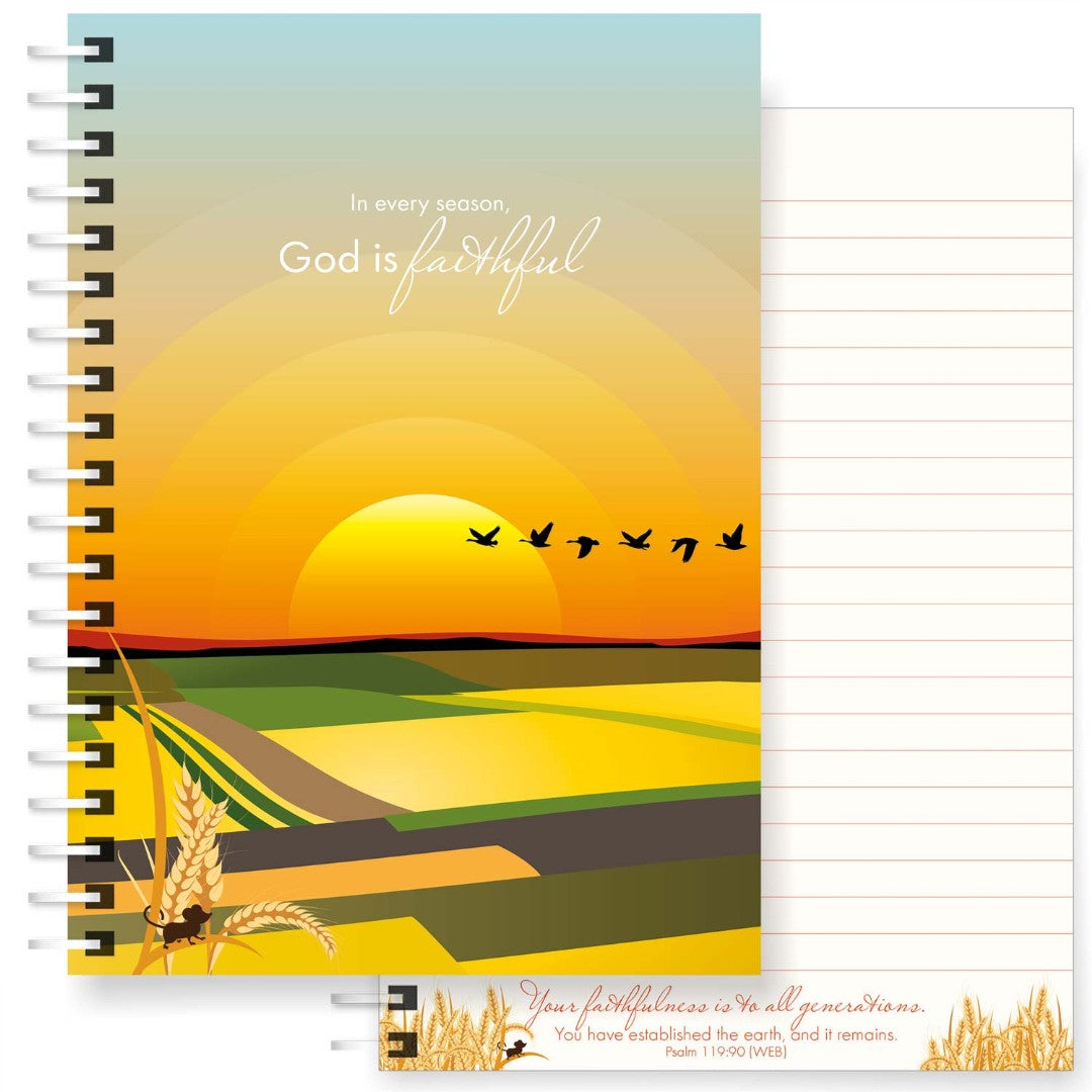 God Is Faithful A5 Notebook - Re-vived