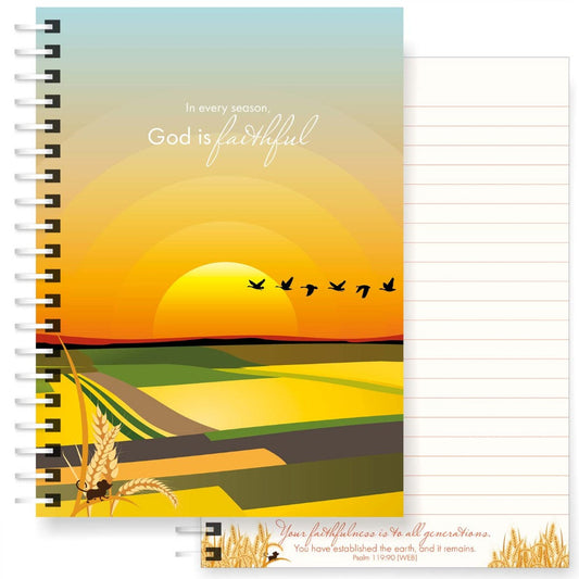 God Is Faithful A5 Notebook - Re-vived