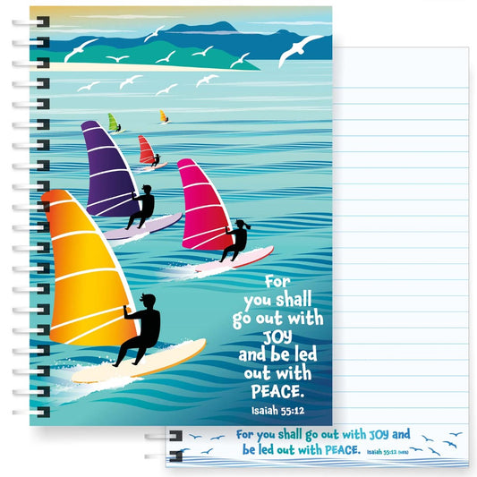 Go Out In Joy A5 Notebook - Re-vived