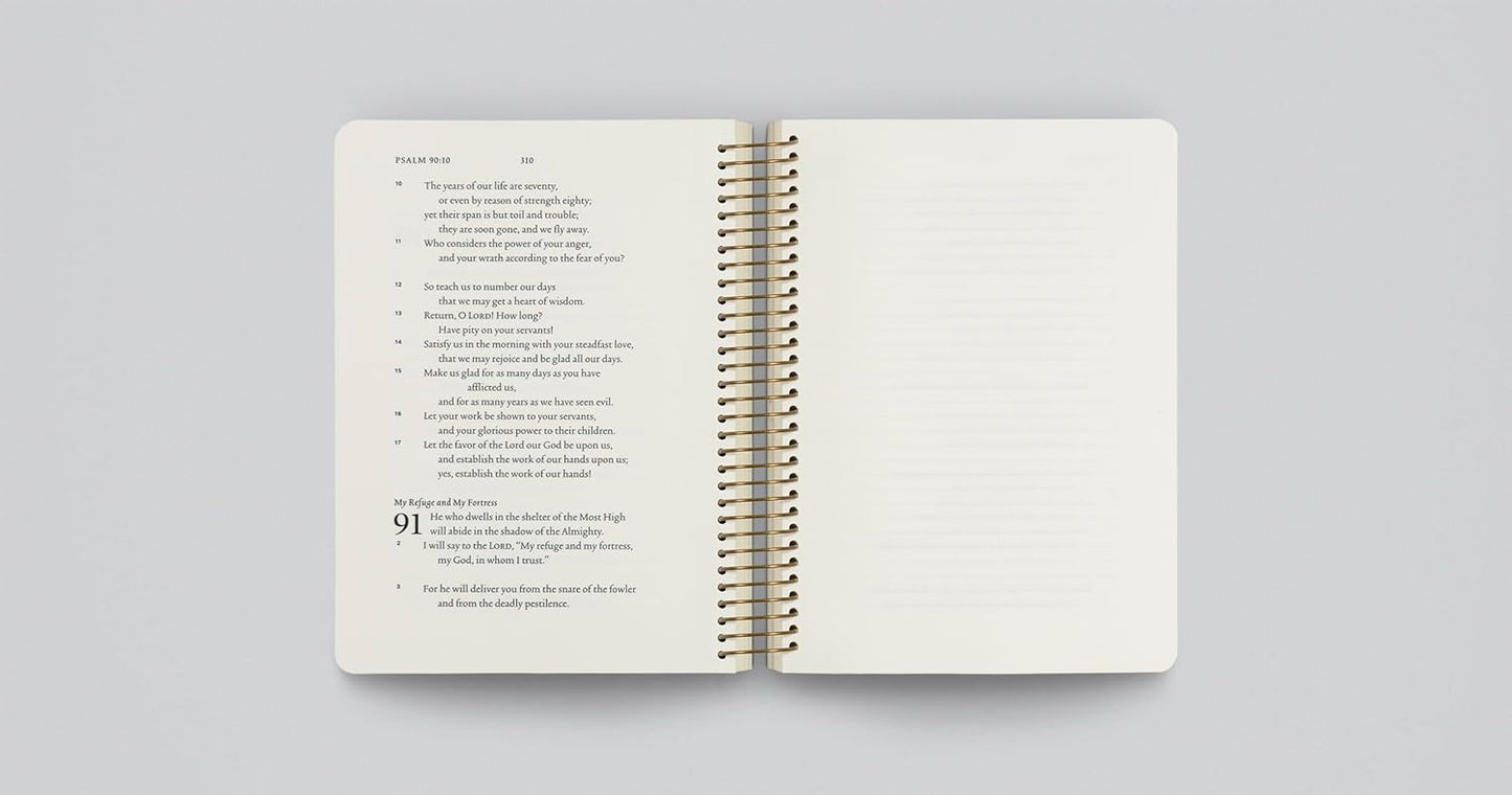 ESV Scripture Journal: Psalms, Spiral-Bound Edition - Re-vived