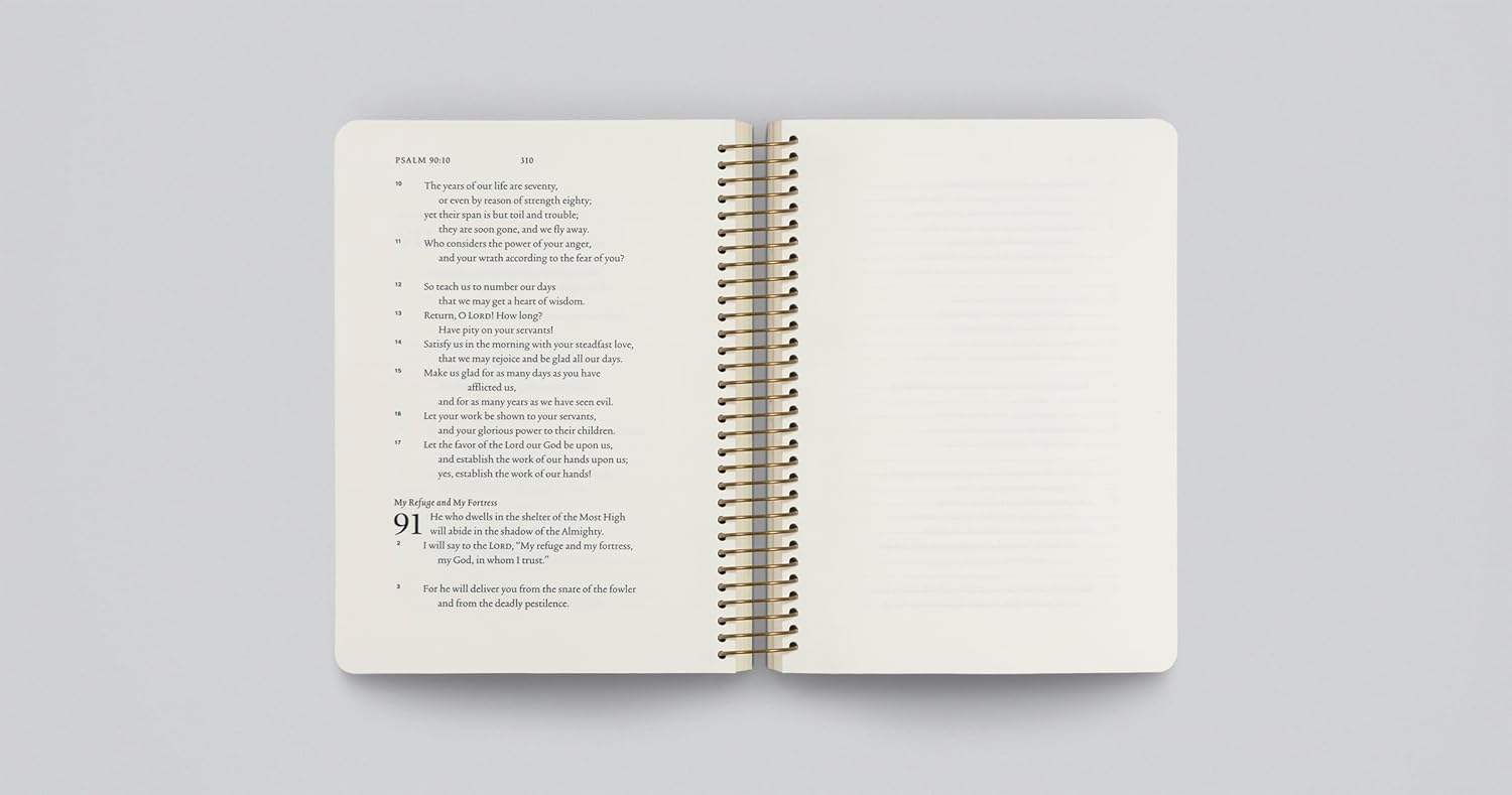 ESV Scripture Journal: Psalms, Spiral-Bound Edition - Re-vived