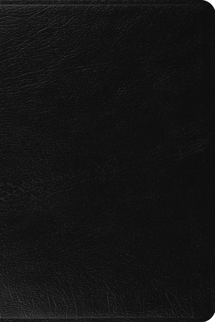 ESV Personal Reference Bible, Genuine Leather, Black - Re-vived