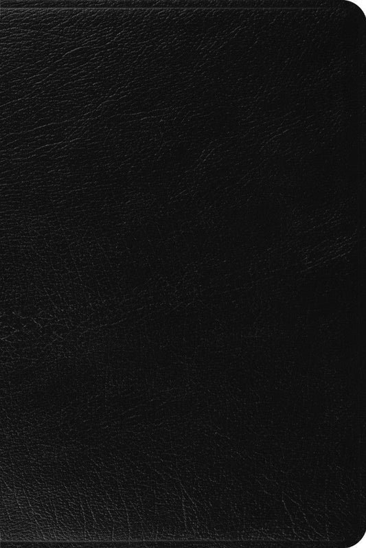 ESV Personal Reference Bible, Genuine Leather, Black - Re-vived