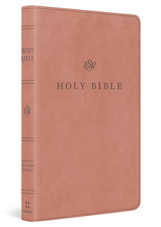 ESV Premium Church Bible, Blush Rose - Re-vived