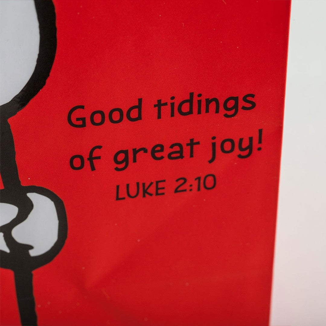 Peanuts - Good Tidings - Medium Christmas Gift Bag - Re-vived