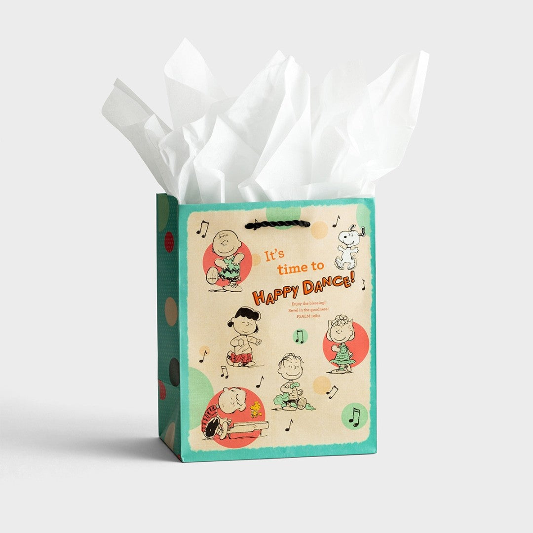 Peanuts - Medium Gift Bag with Tissue - Re-vived