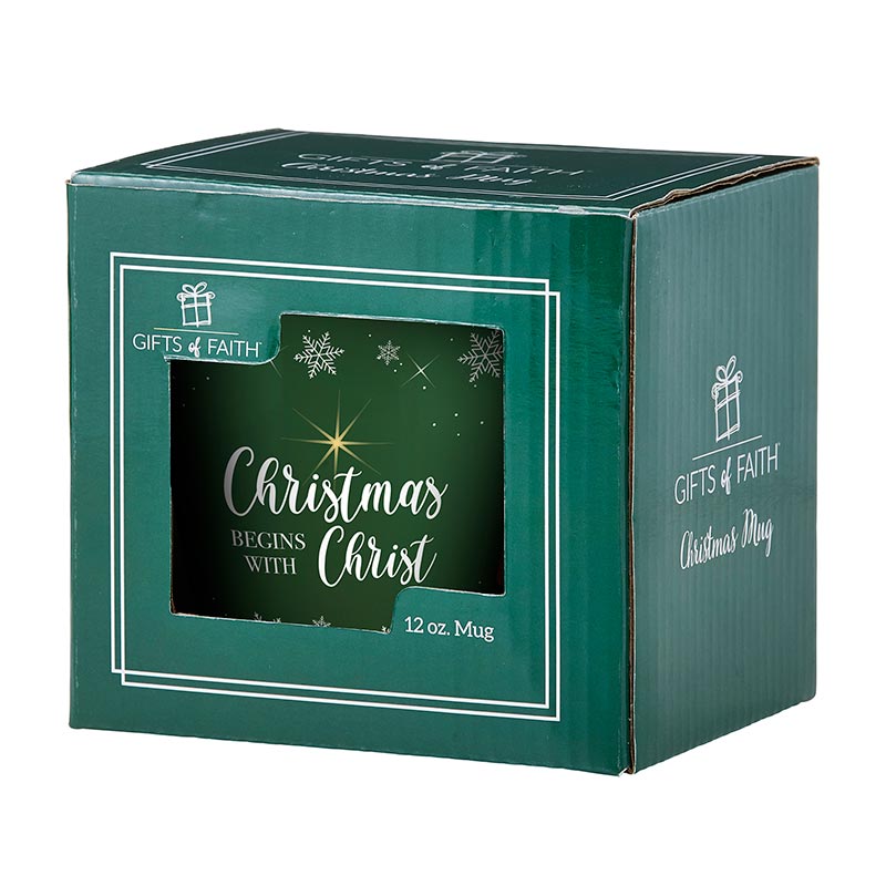 Mug - Christmas Begins With Christ - Re-vived