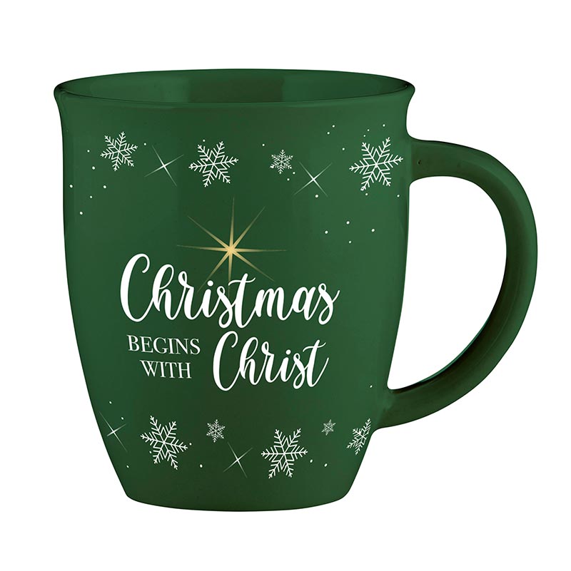 Mug - Christmas Begins With Christ - Re-vived