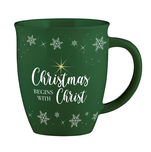 Mug - Christmas Begins With Christ - Re-vived