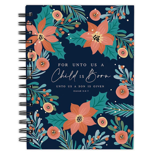 For Unto Us A Child Is Born Notebook - Re-vived