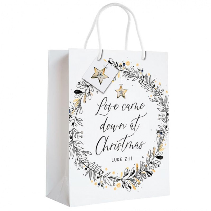 Love Came Down At Christmas Gift Bag - Re-vived