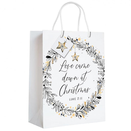 Love Came Down At Christmas Gift Bag - Re-vived