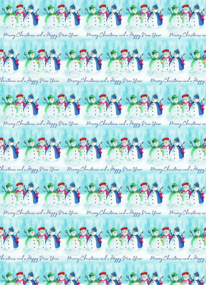 Snowkings And Candlelight Gift Wrap - Re-vived