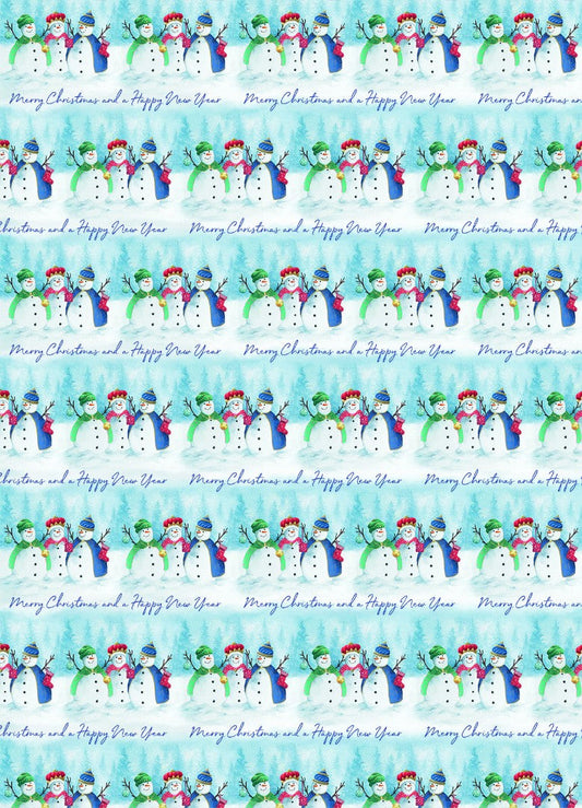 Snowkings And Candlelight Gift Wrap - Re-vived