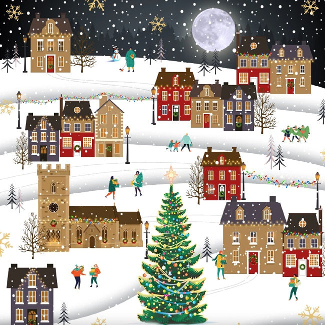Tearfund - Christmas Village - Pack Of 10 - Re-vived