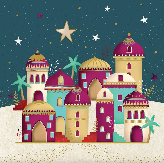 Tearfund - Bethlehem Town - Pack Of 10 - Re-vived