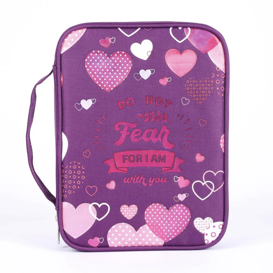 Bible Cover Canvas Do Not Be Afraid Medium - Re-vived