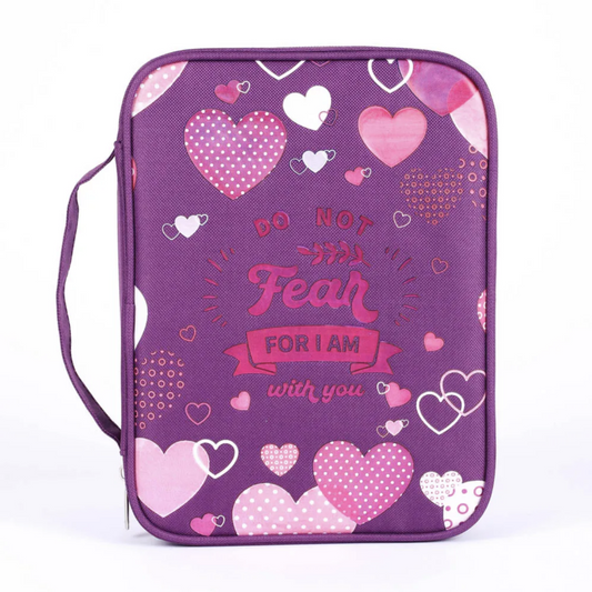Bible Cover Canvas Do Not Be Afraid Medium - Re-vived