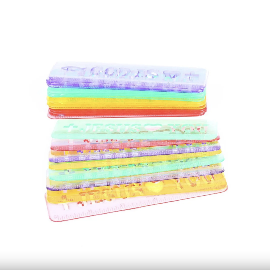 Stencil Ruler 5" (Pack of 24) - Re-vived