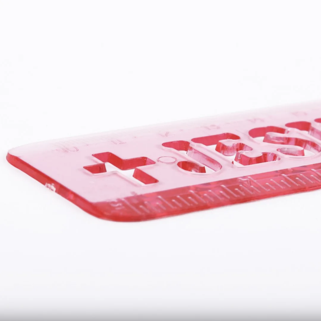 Stencil Ruler 5" (Pack of 24) - Re-vived