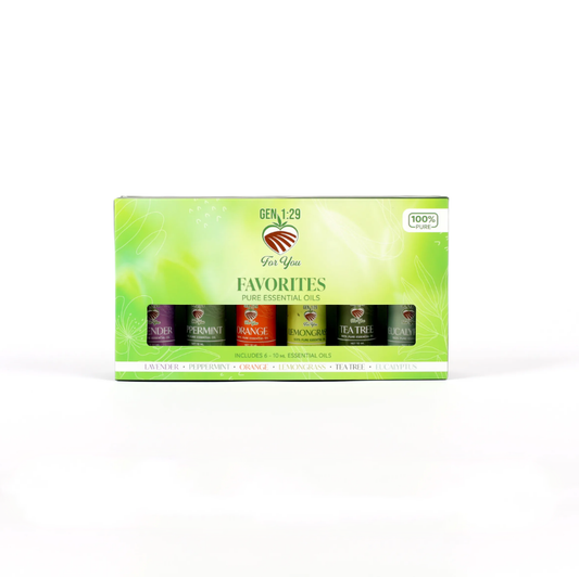 Pure Essentials Oils - Favourites (Pack of 6) - Re-vived