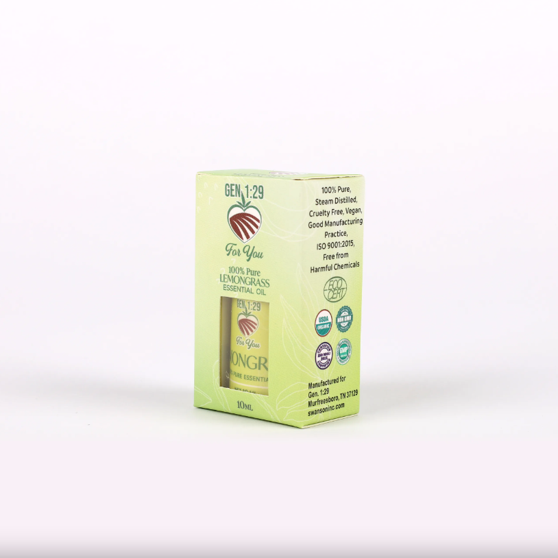 Pure Essential Oil - Lemongrass 10ml - Re-vived