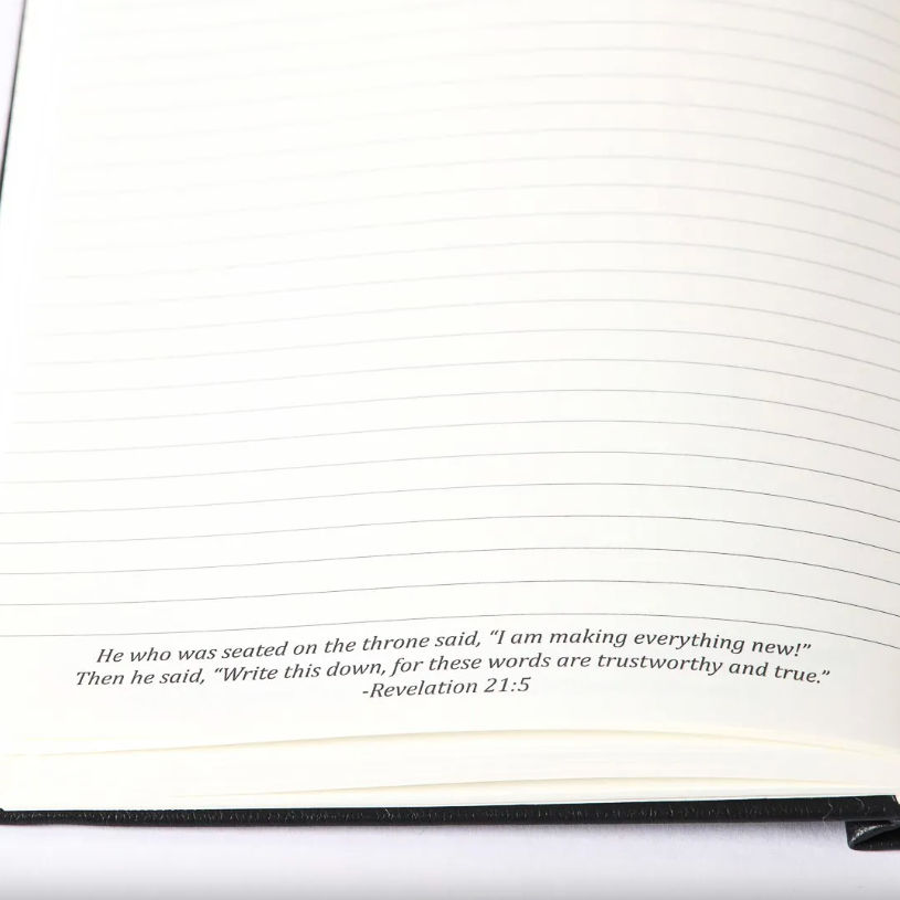 Wineskin Journal Black Hardcover - Re-vived